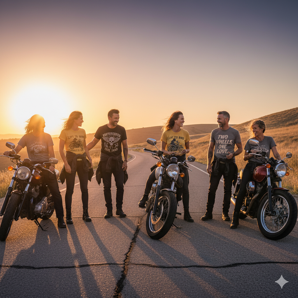 Best Biker-Themed T-Shirts for Riders