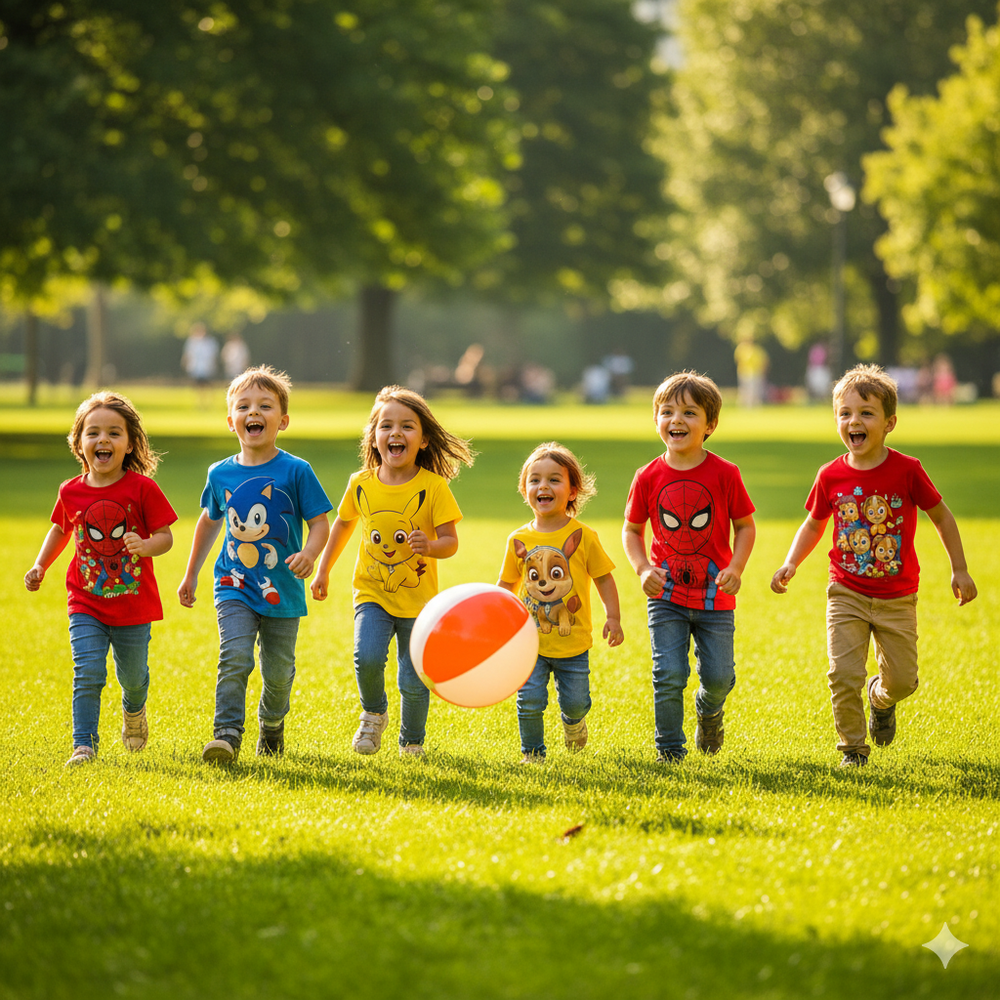 Top Cartoon Character T-Shirts for Kids