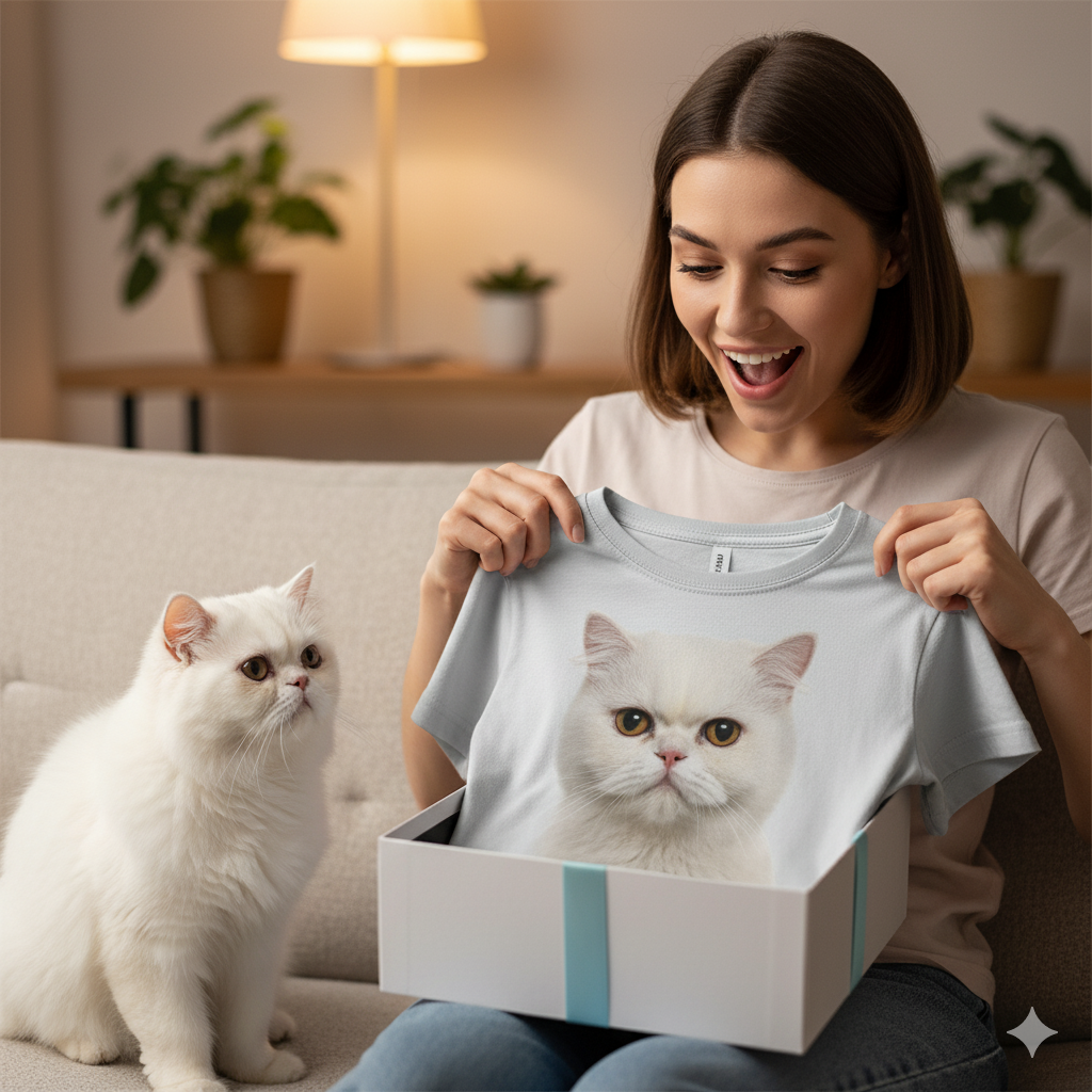 Custom Pet Portrait T-Shirts – The Perfect Gift