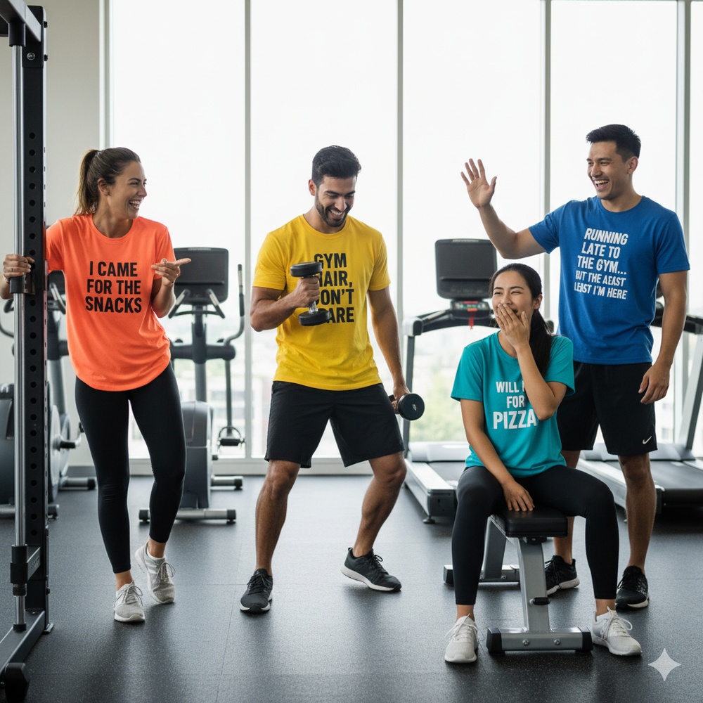Funny Workout T-Shirts That Make the Gym Fun