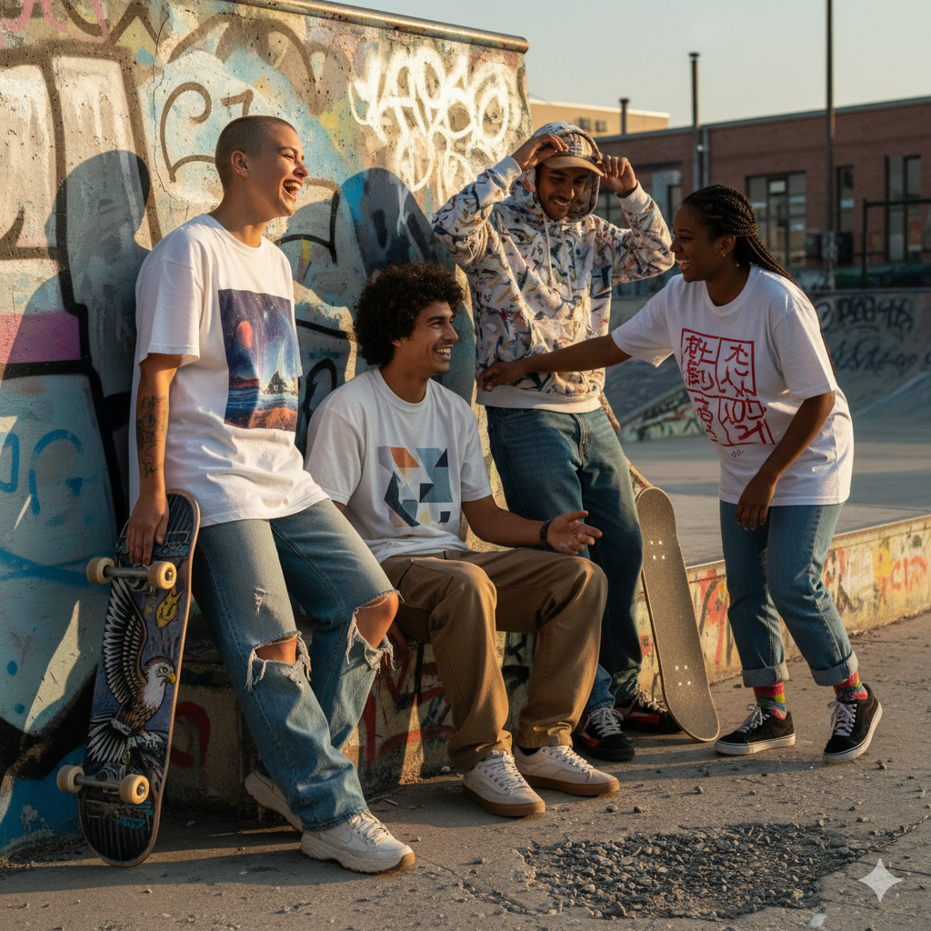 Cool Graphic Tees for Skaters