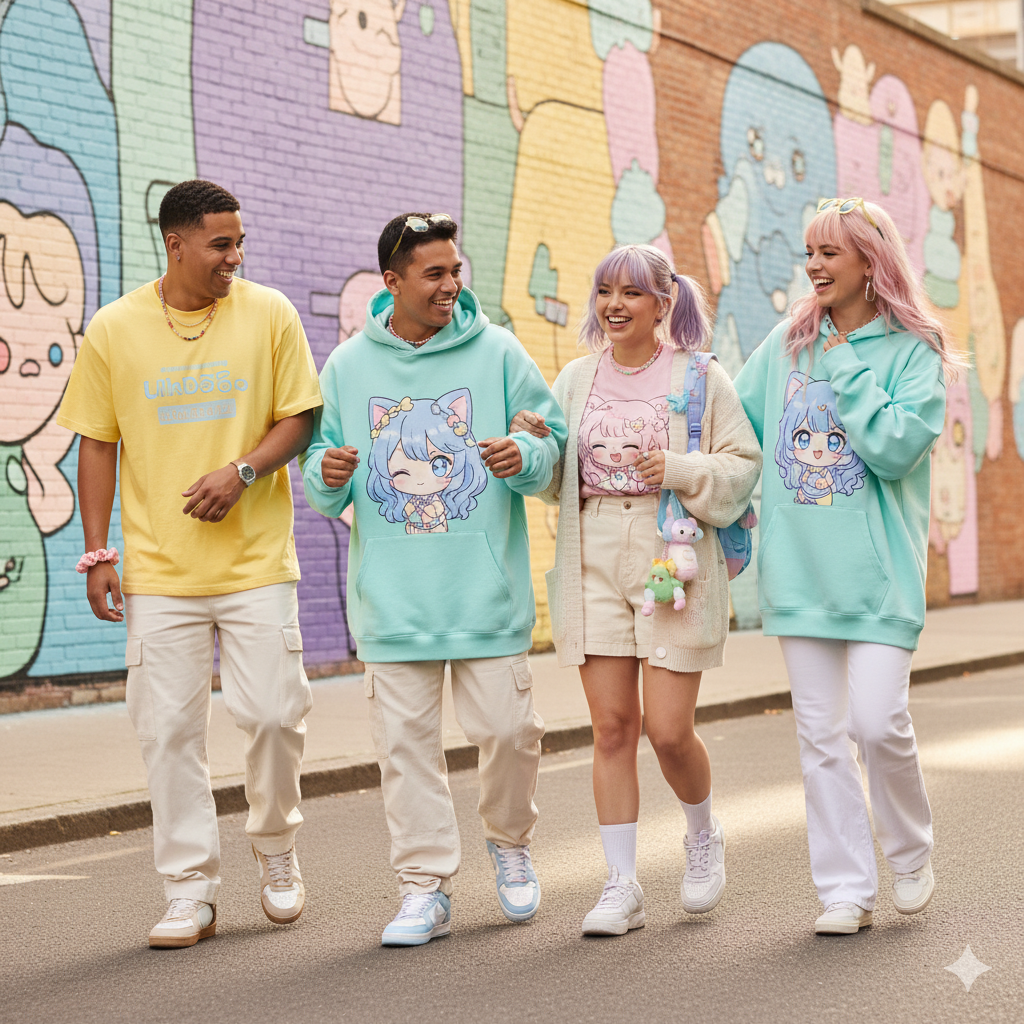 Kawaii Fashion vs. Streetwear: Blending Cute with Cool