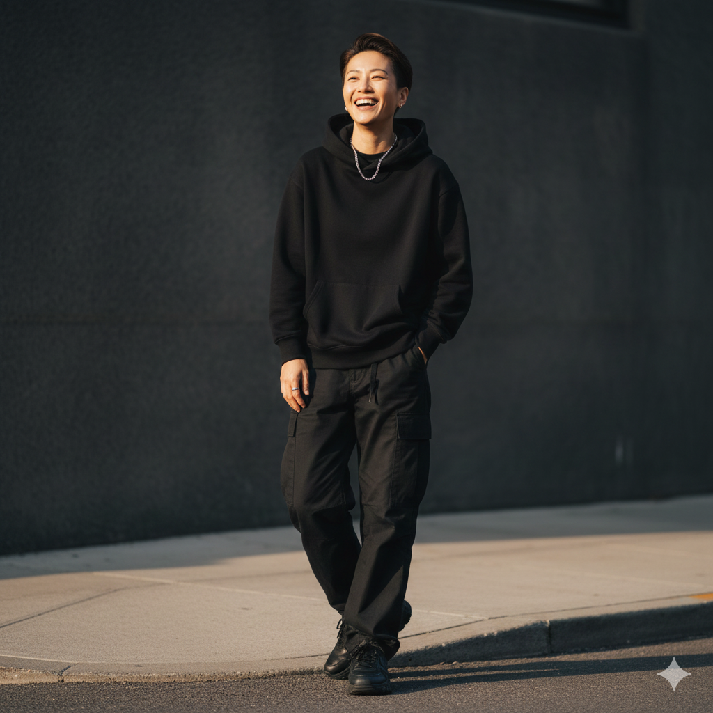Mastering Monochrome: All-Black Streetwear Outfit Ideas