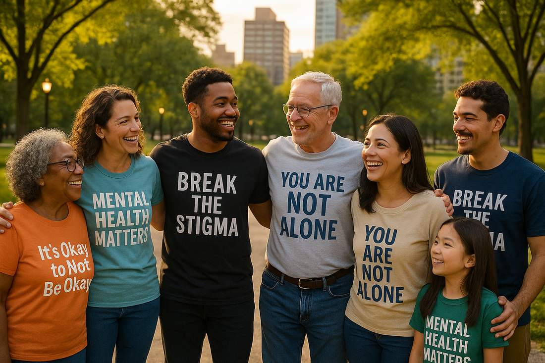 Mental Health & Wellness Advocates T-Shirts: Wear Your Message with Pride