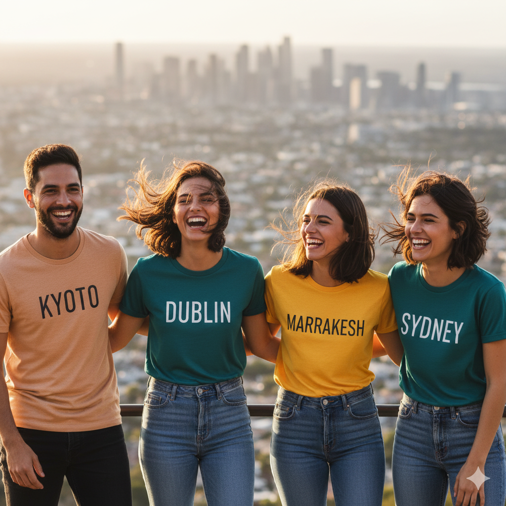 From Souvenir to Style: The Evolution of City Name T-Shirts