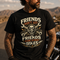 Unisex "Friends Don't Let Friends Ride Stock Bikes" Funny Motorcycle T Shirt