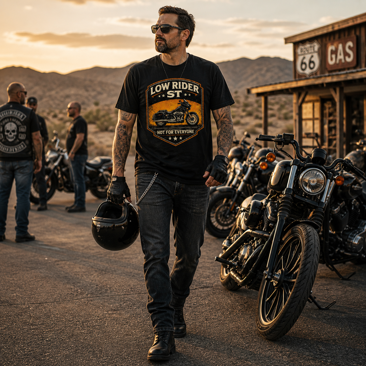Unisex "Low Rider ST Not For Everyone" Vintage Motorcycle Graphic T Shirt