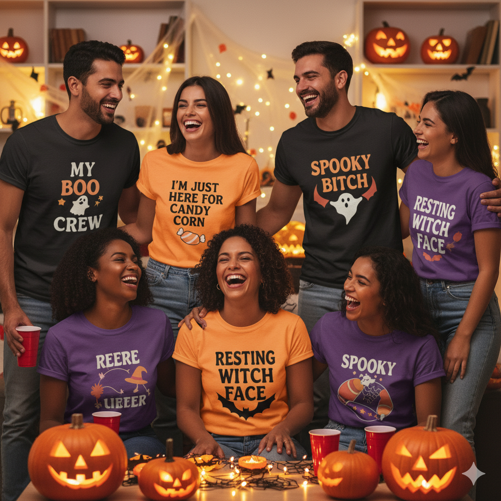 Funny Halloween Shirts for Group Parties