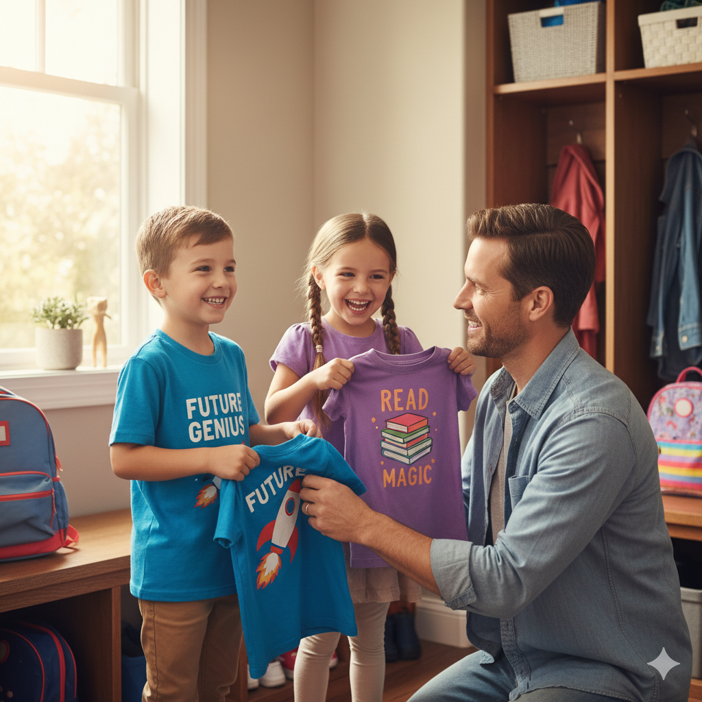 Back-to-School Graphic Tees for Kids