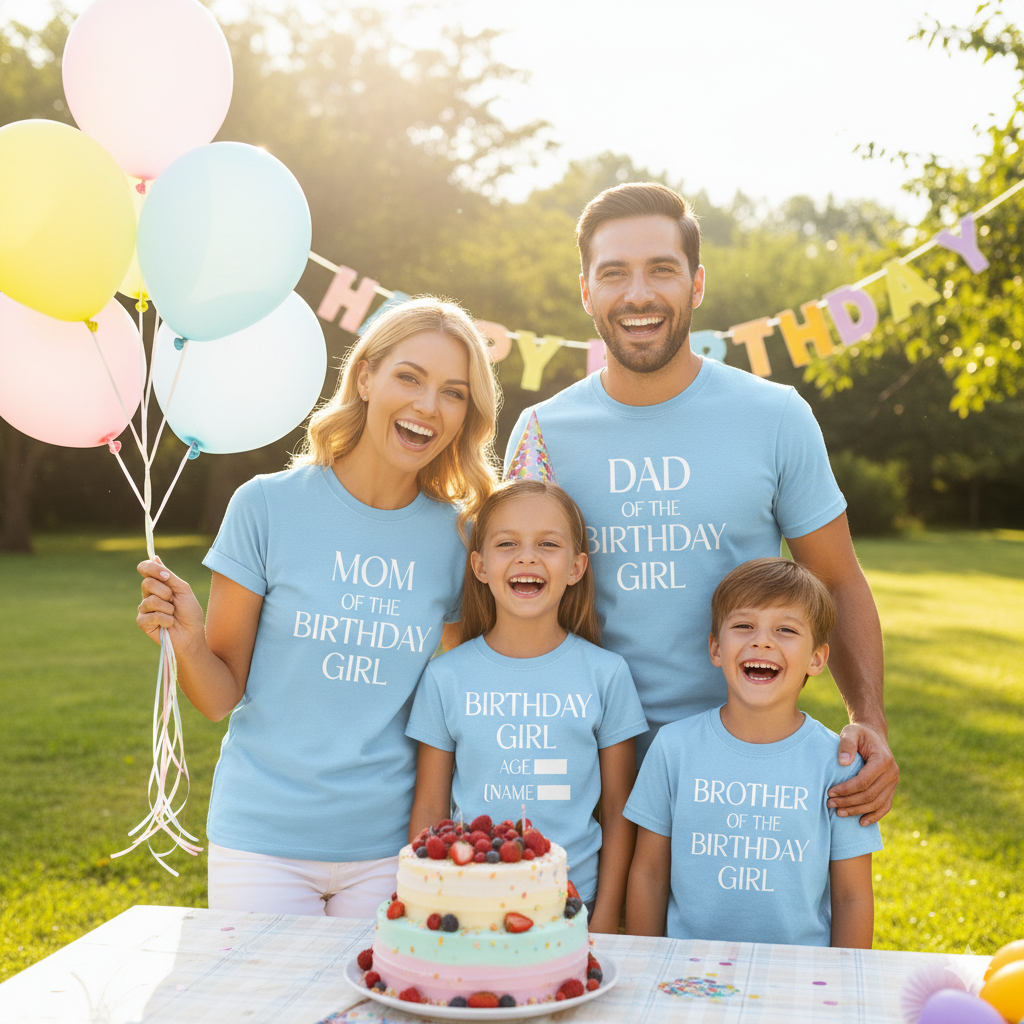 Custom Birthday T-Shirts for Kids