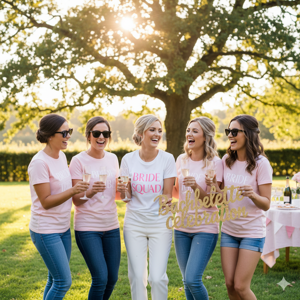 Best Wedding Party T-Shirts for Bridesmaids