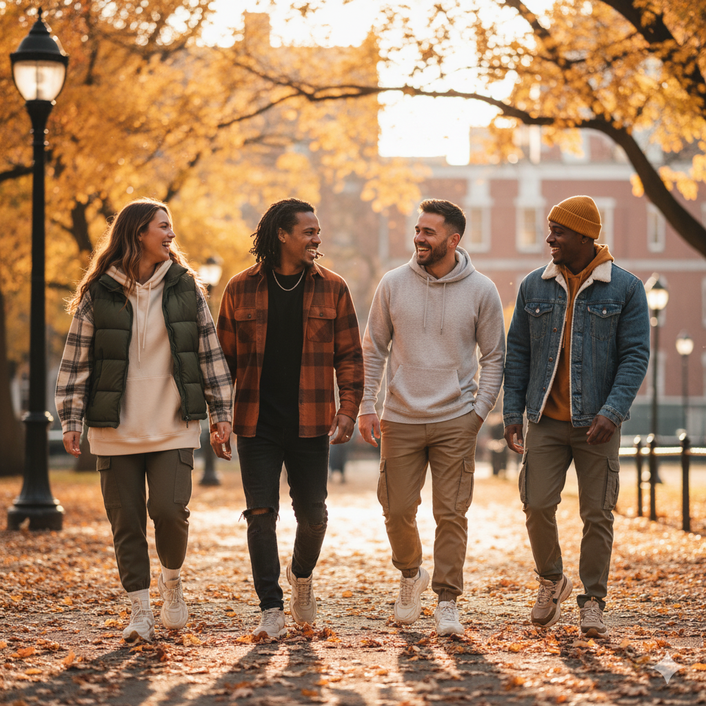 Fall Streetwear Looks: Cozy Hoodies and Layered Vibes