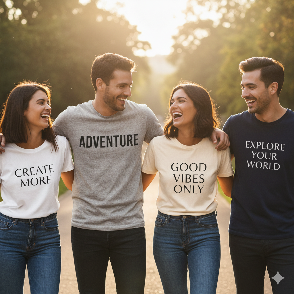 Typography T-Shirts: Making a Statement with Words