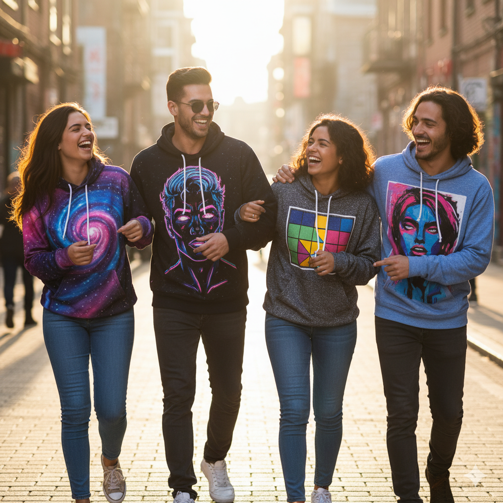 Artistic Hoodie Designs: Turning Paintings into Wearable Fashion