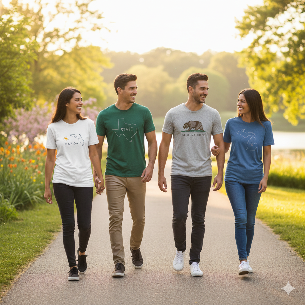 State Pride Apparel: Design Ideas to Rep Your Home State