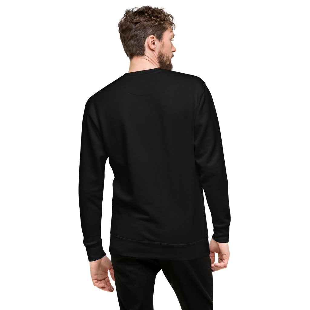 Unisex Life Is Better With Dog Premium Printed Sweatshirt 2 charcoal-heather