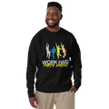Unisex Work Hard Party Harder Premium Printed Sweatshirt team-royal