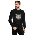 Cute Owl Graphic Sweatshirt carbon-grey