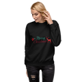 Unisex Deer Christmas Premium Printed Sweatshirt 1 carbon-grey
