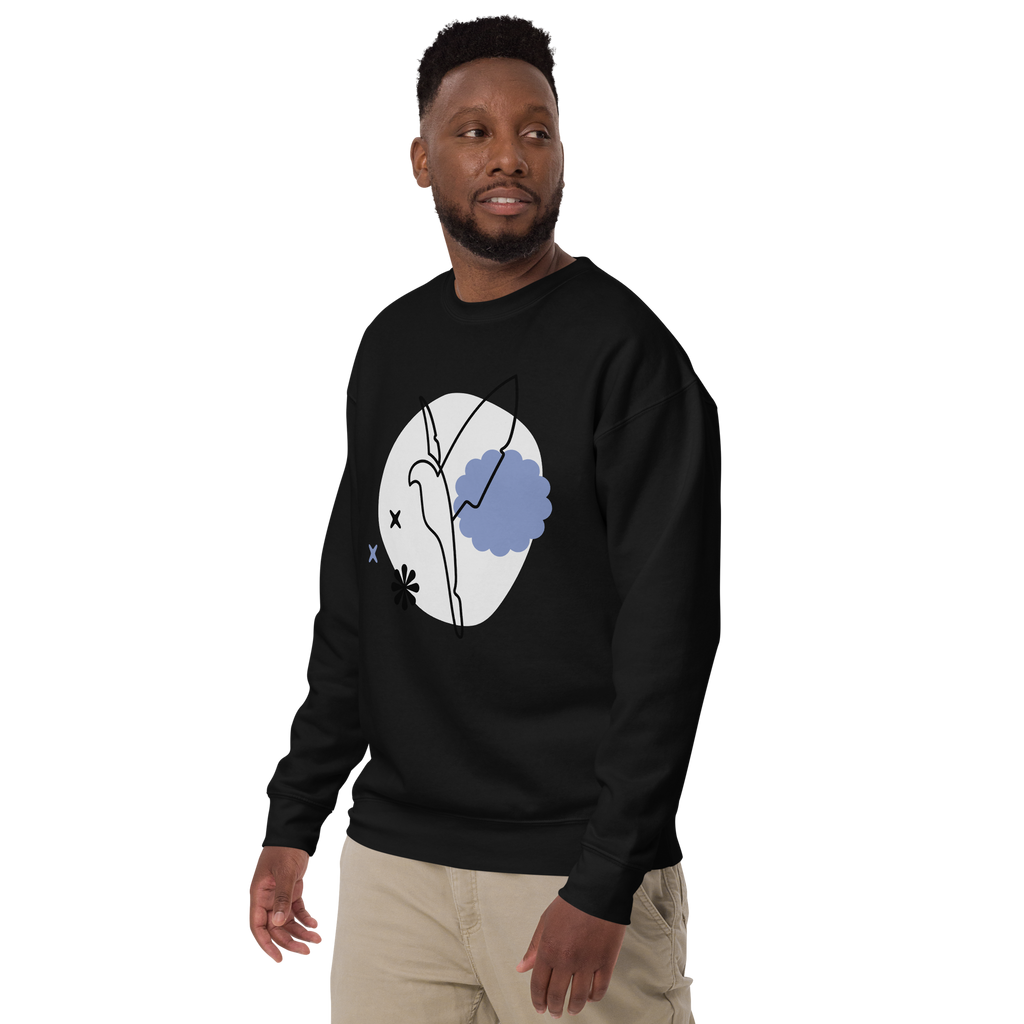 Unisex Dove Premium Printed Sweatshirt 