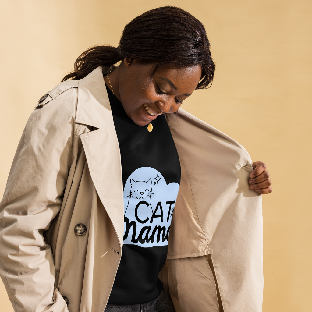 Unisex Cat Mama Premium Printed Sweatshirt team-royal