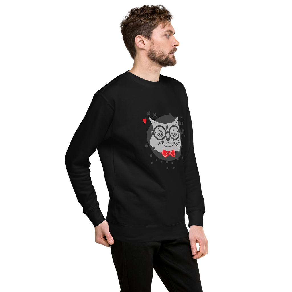 Cute Owl Graphic Sweatshirt bone