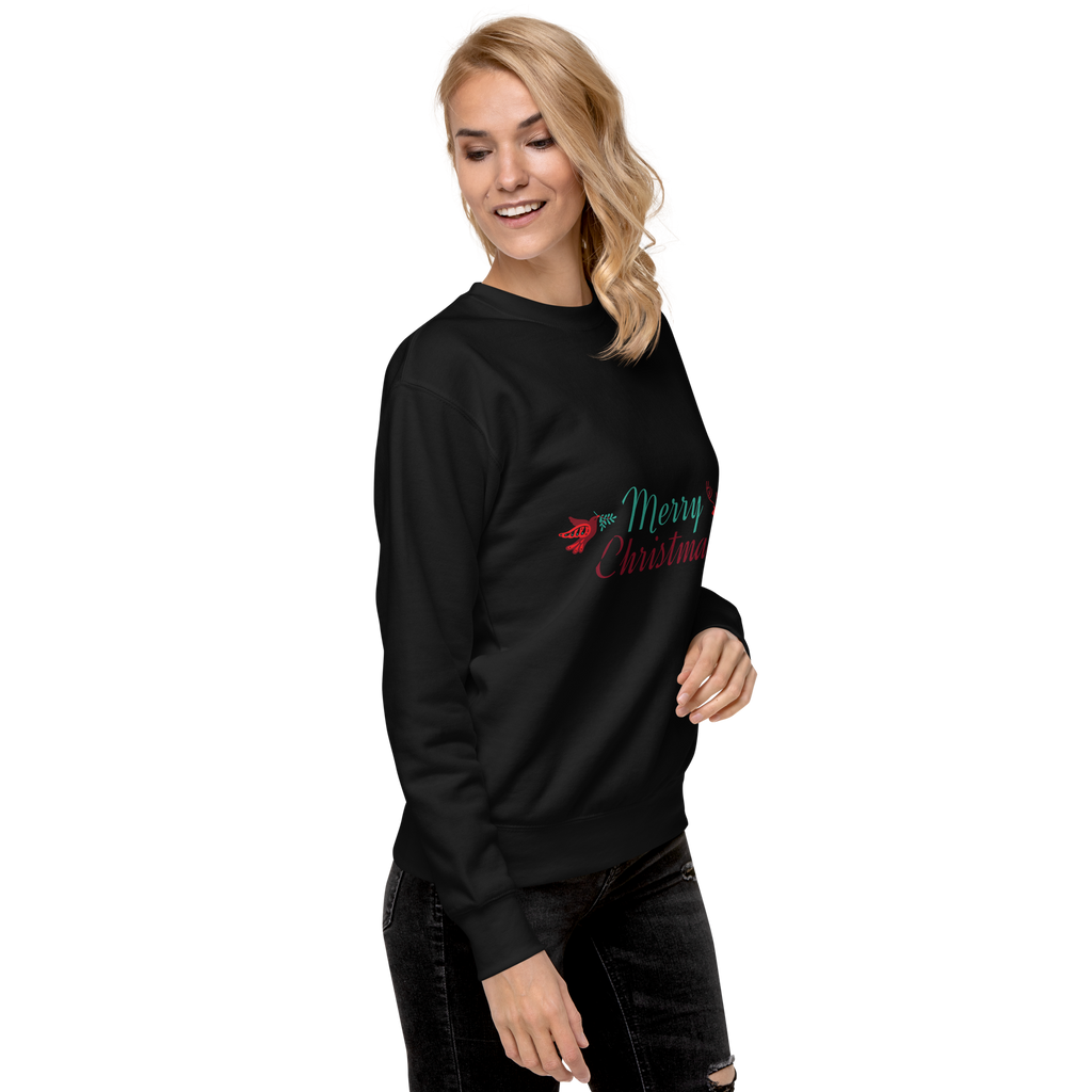 Unisex Deer Christmas Premium Printed Sweatshirt 1 bone