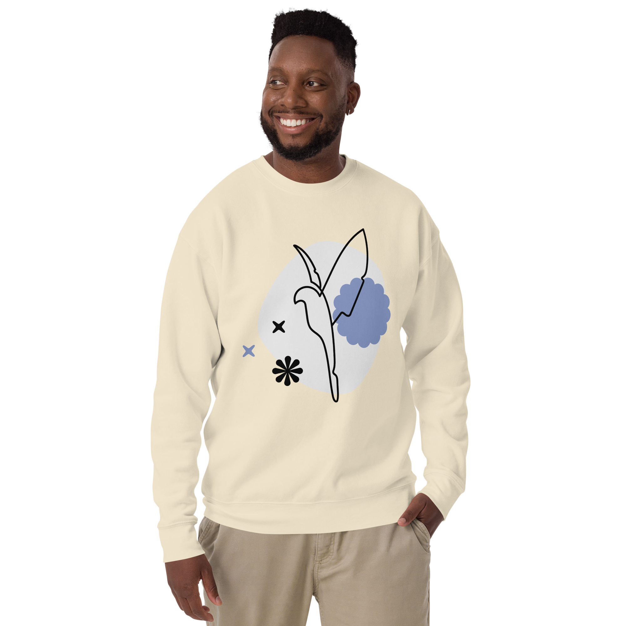 Unisex Dove Premium Printed Sweatshirt team-royal