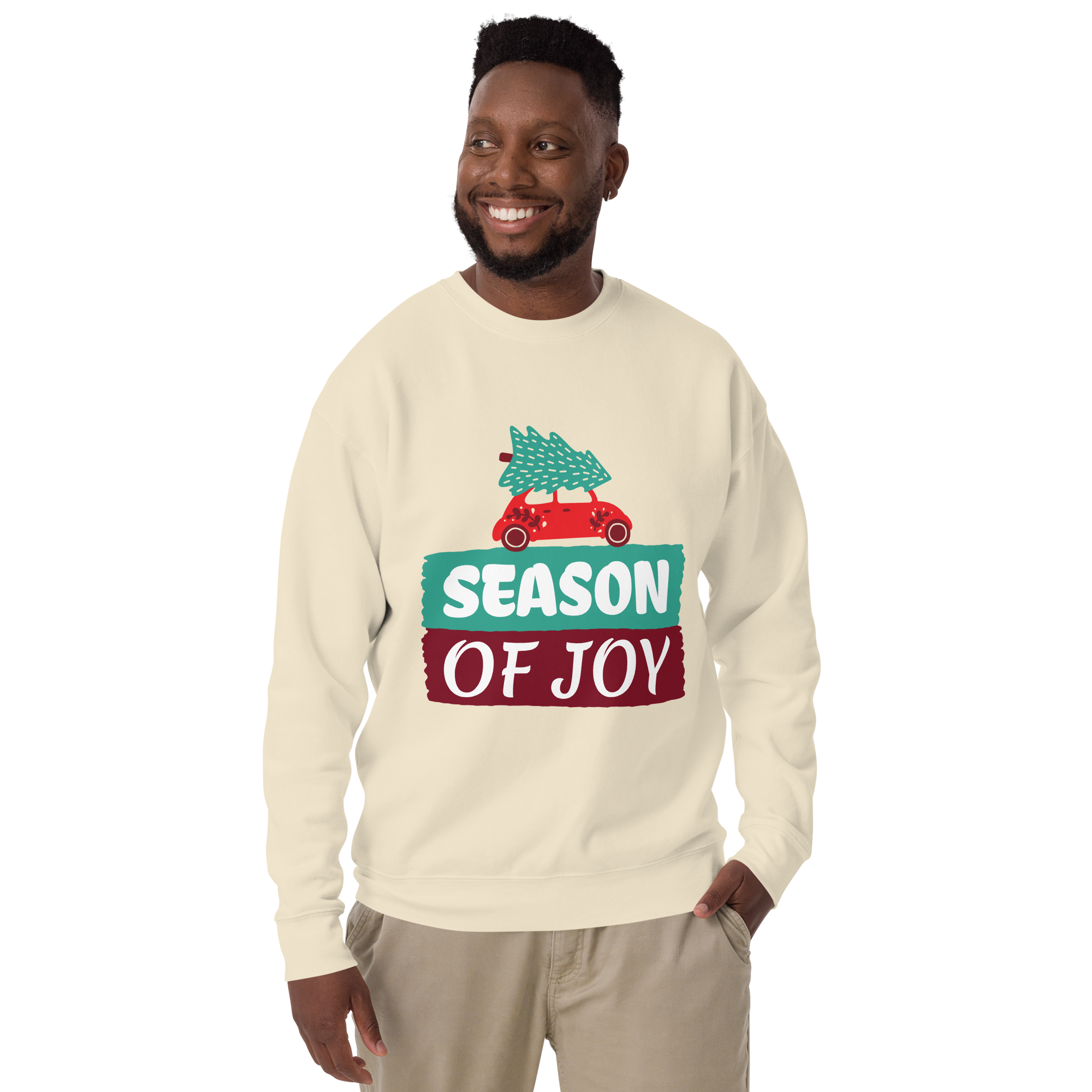 Unisex Season Of Joy Christmas Premium Printed Sweatshirt team-royal