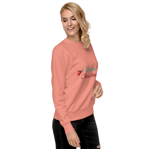 Unisex Deer Christmas Premium Printed Sweatshirt 1 black