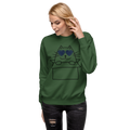Unisex Cat In A Box Premium Printed Sweatshirt bone