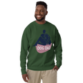 Unisex Dog Dad Graphic Premium Printed Sweatshirt bone