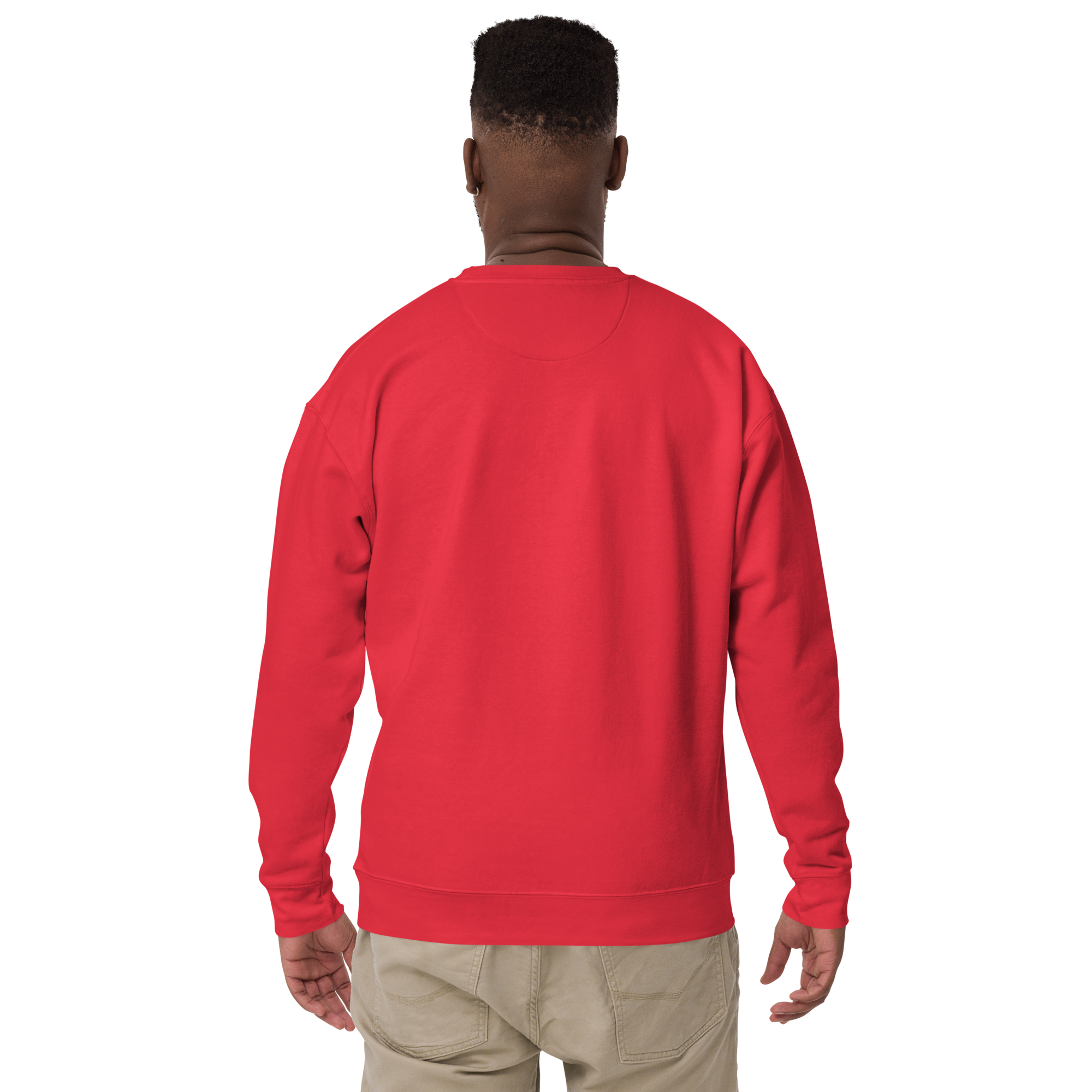 Unisex Crowned Dog Graphic Premium Printed Sweatshirt dusty-rose