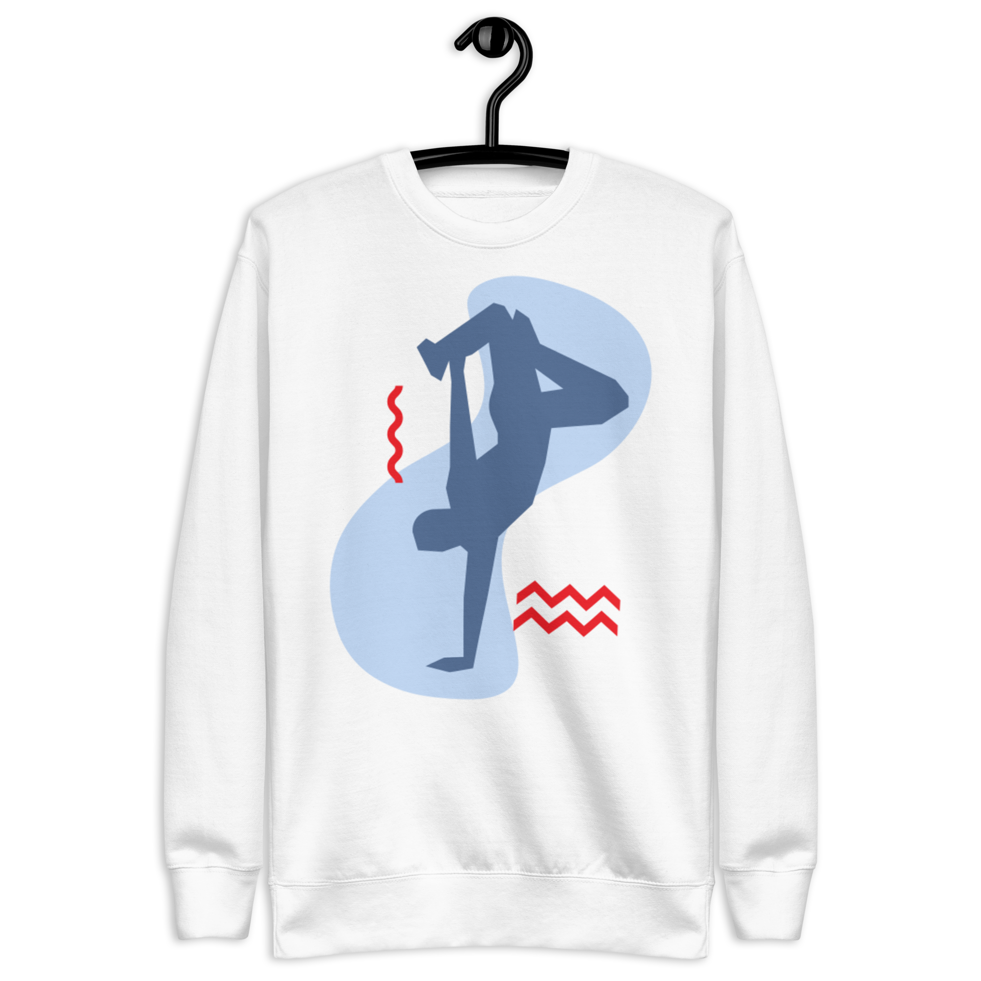 Unisex Yoga Dancer Pose Premium Printed Sweatshirt team-royal