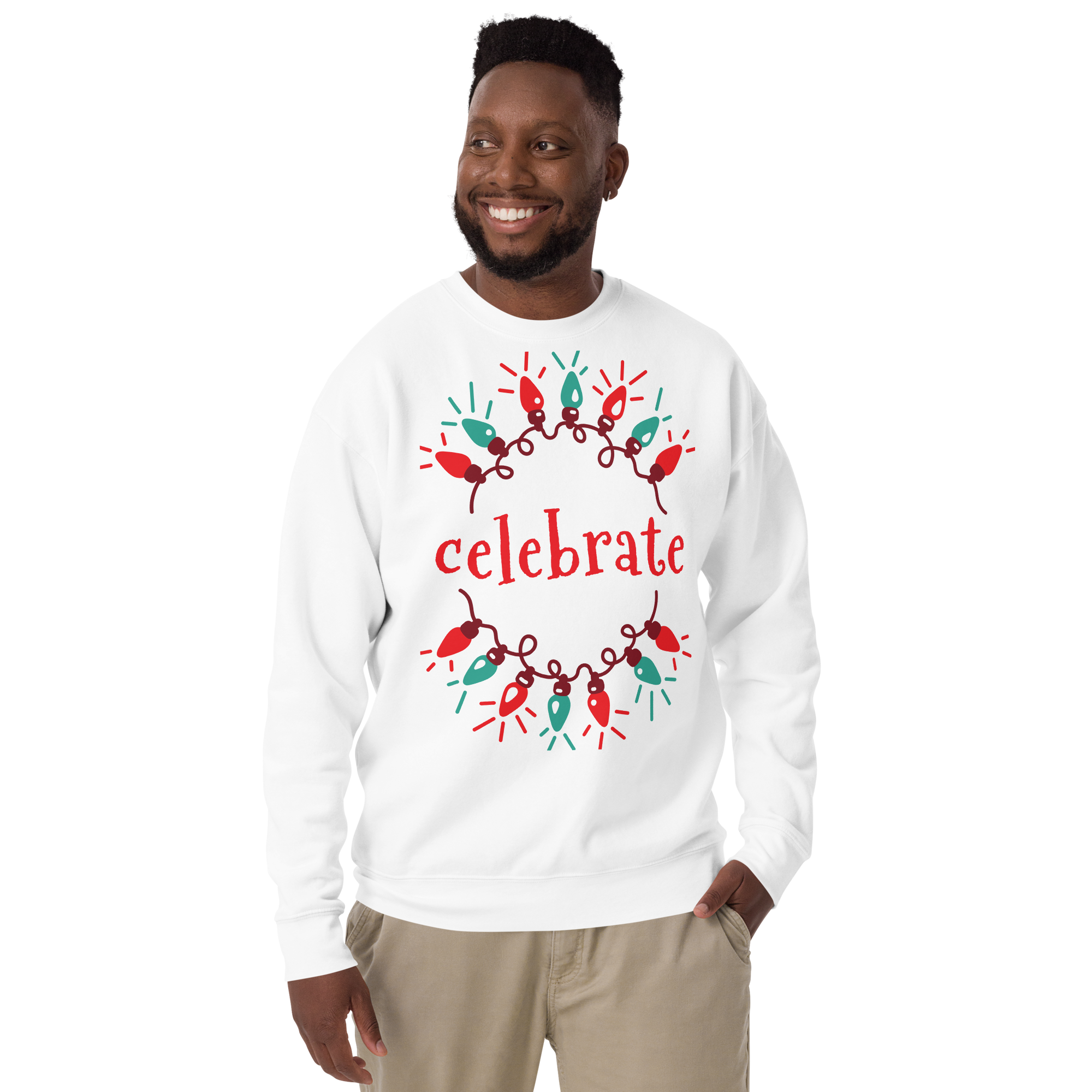 Unisex Celebration Premium Printed Sweatshirt team-royal