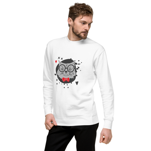 Cute Owl Graphic Sweatshirt black