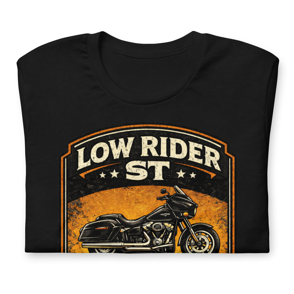Low Rider ST Not For Everyone Vintage Motorcycle Graphic Tee black shirt product image